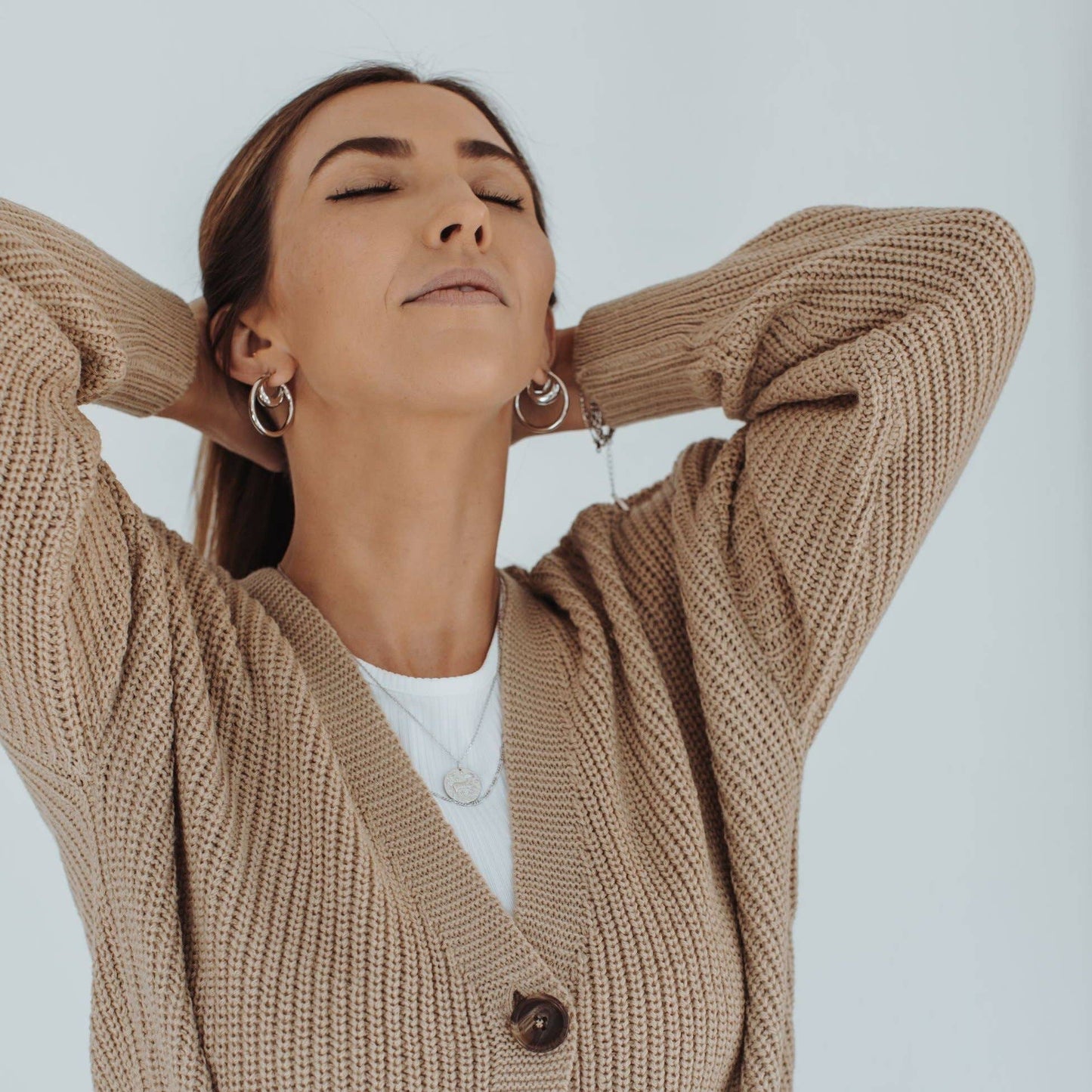 Love Local Jewelry | Liora Hoops 3cm - Silver