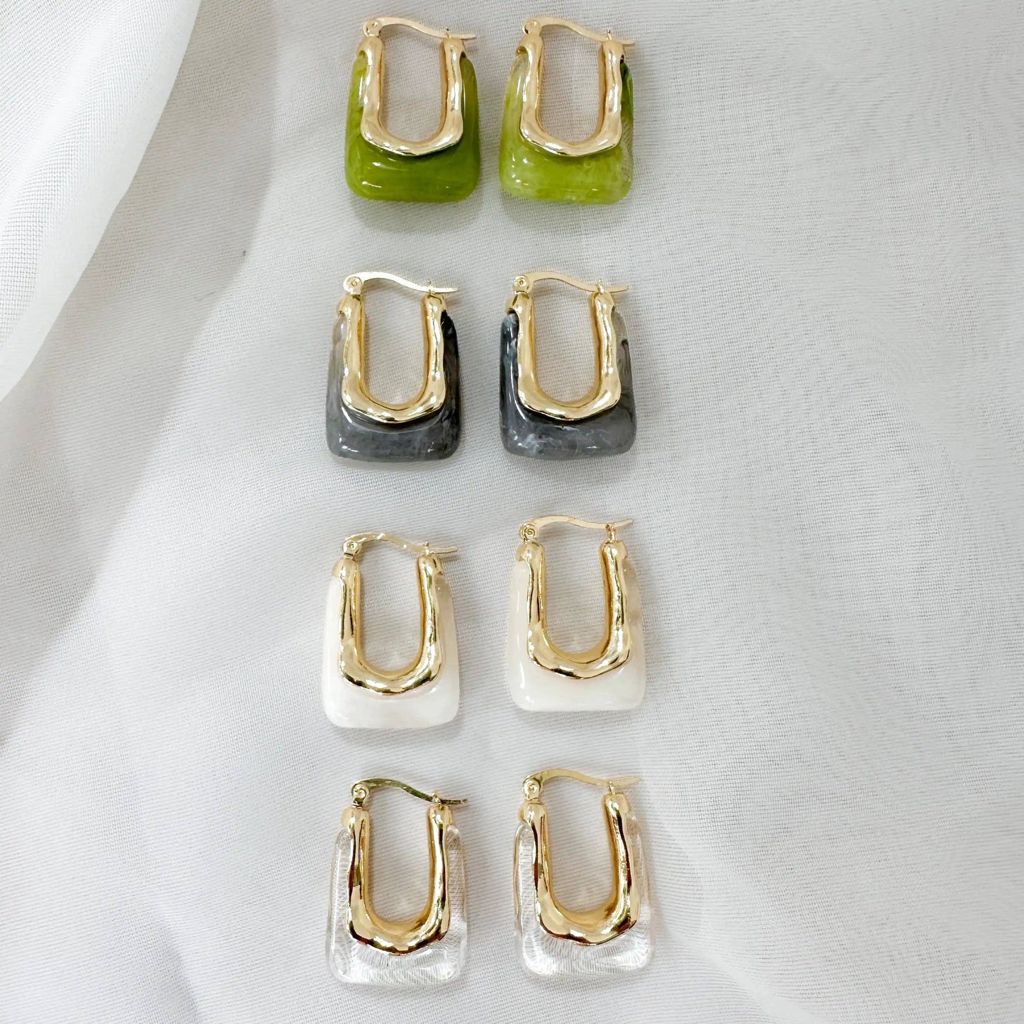 Love Local Jewelry | Searra Hoops - Pearl