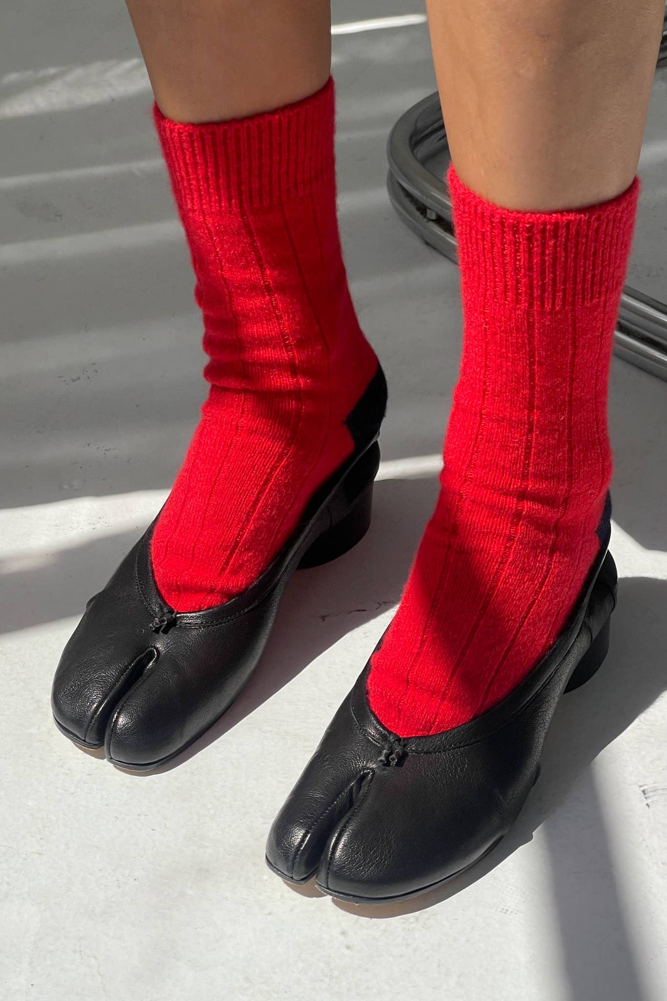 Le Bon Shoppe | Classic Cashmere Socks - Poppy Red