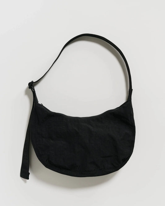 Baggu | Medium Nylon Crescent Bag - Black