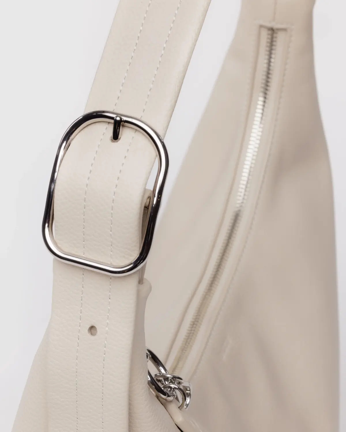 Baggu | Recycled Leather Shoulder Bag - Stone