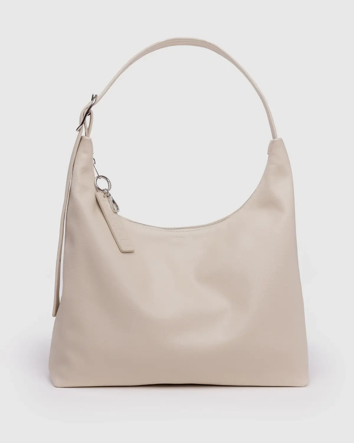 Baggu | Recycled Leather Shoulder Bag - Stone