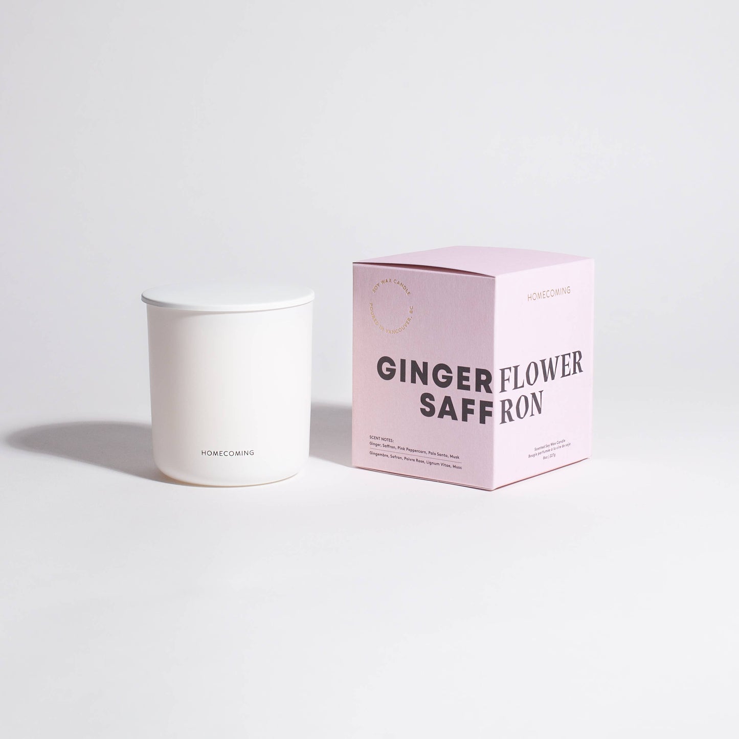 Homecoming | Ginger Flower Saffron Soy Wax Candle
