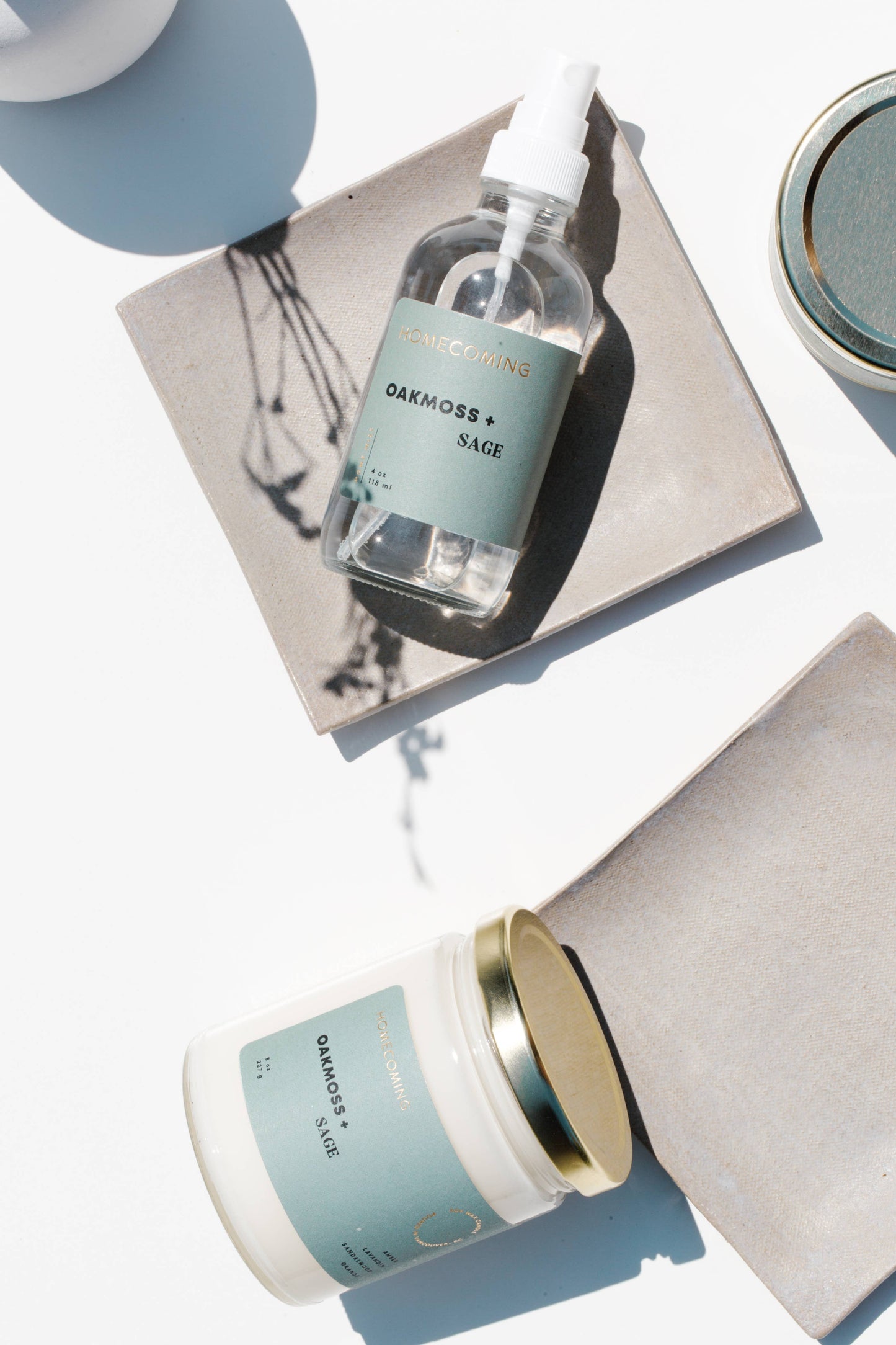 Homecoming | Oakmoss + Sage Soy Wax Candle