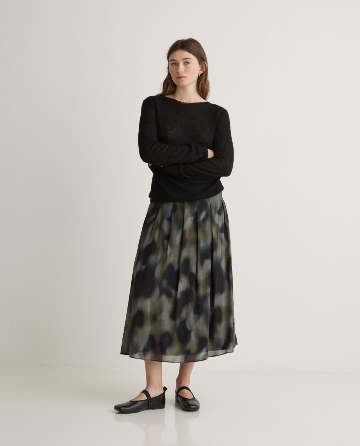 Yerse | Jumper Boat Neck Black