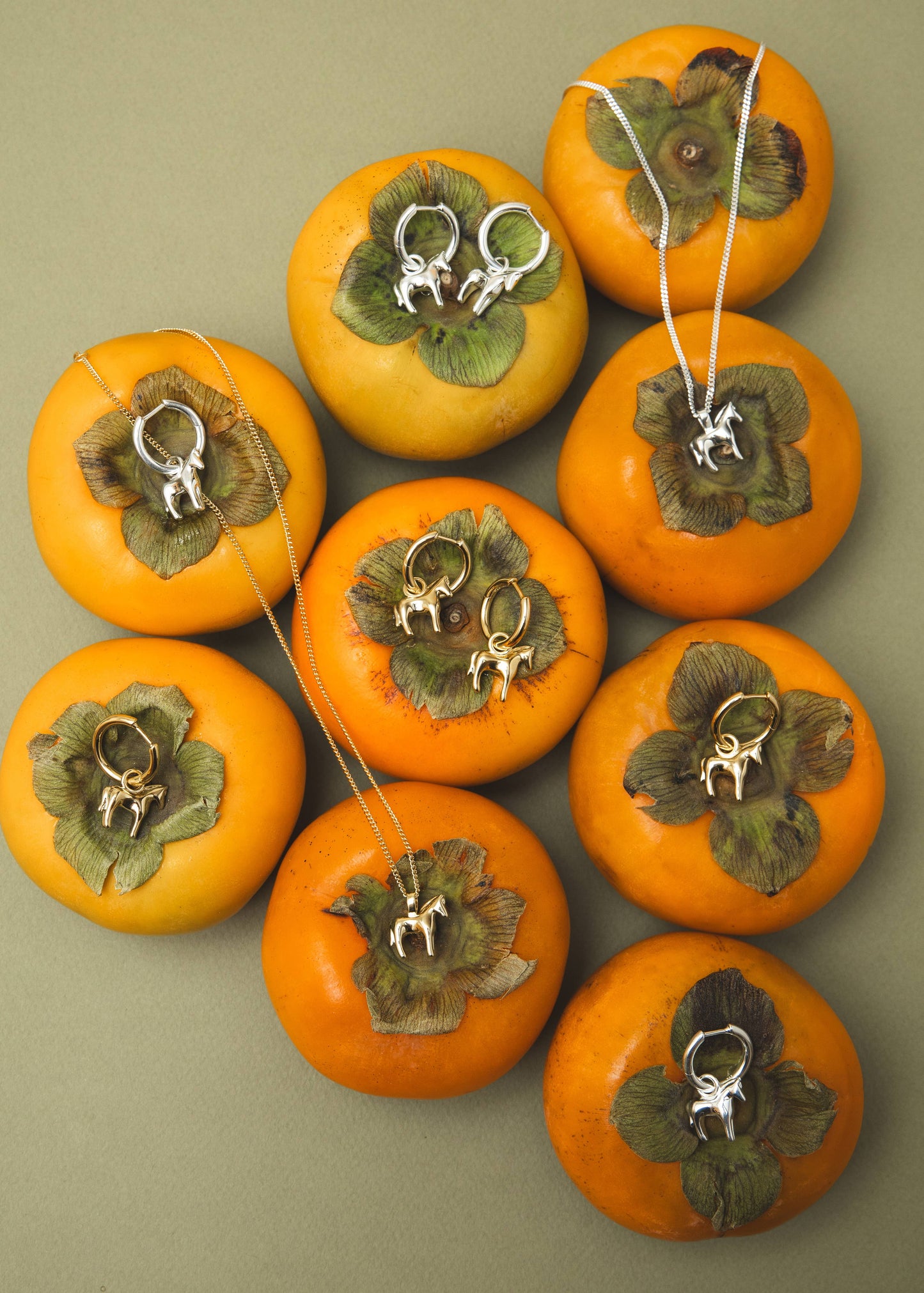 Kara Yoo | Lunar Horse Hoops - Gold