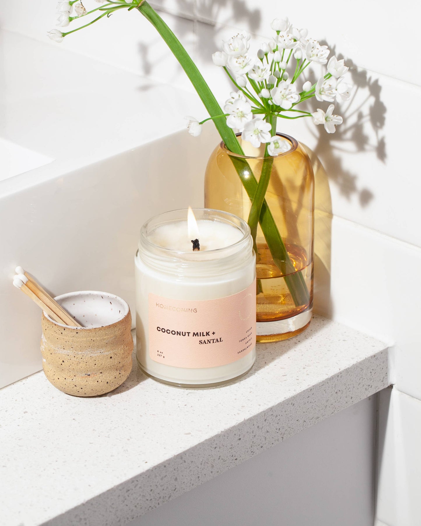 Homecoming | Coconut Milk + Santal Soy Wax Candle