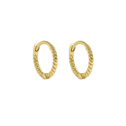 Love Local Jewelry | Malea Hoops 11mm - Gold
