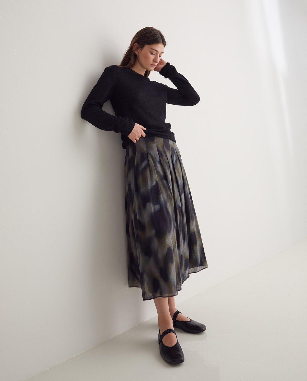 Yerse | Jumper Boat Neck Black