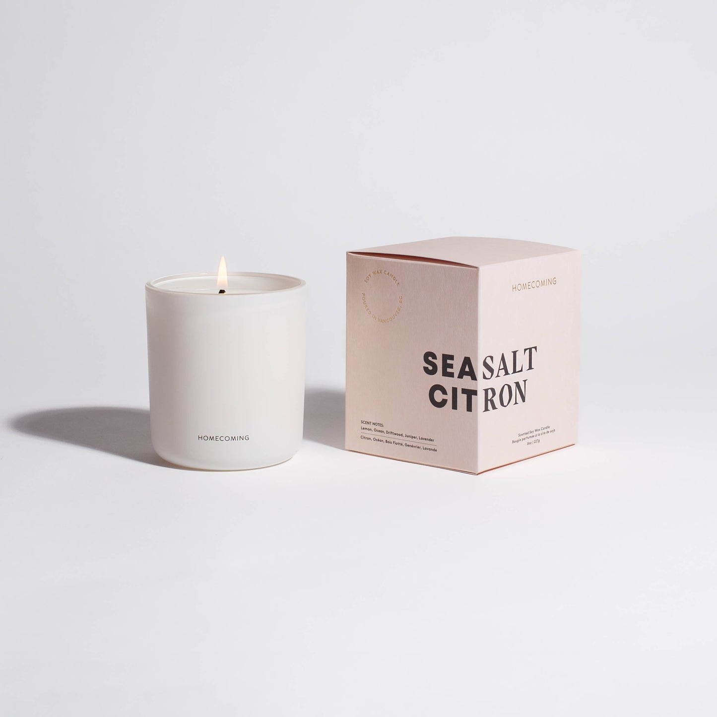 Homecoming | Sea Salt Citron Soy Wax Candle
