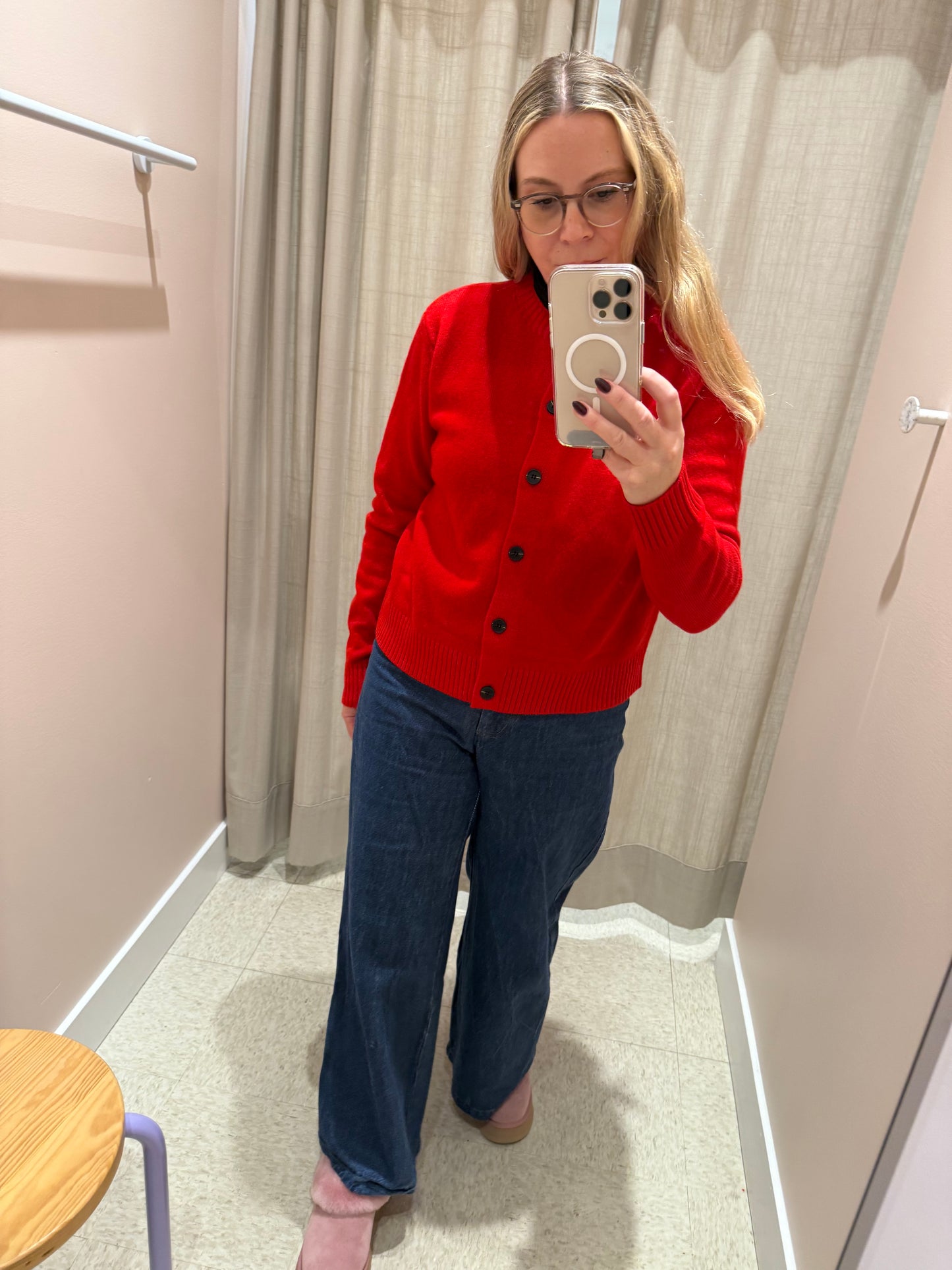 Naif | Shelly Cardigan - Red