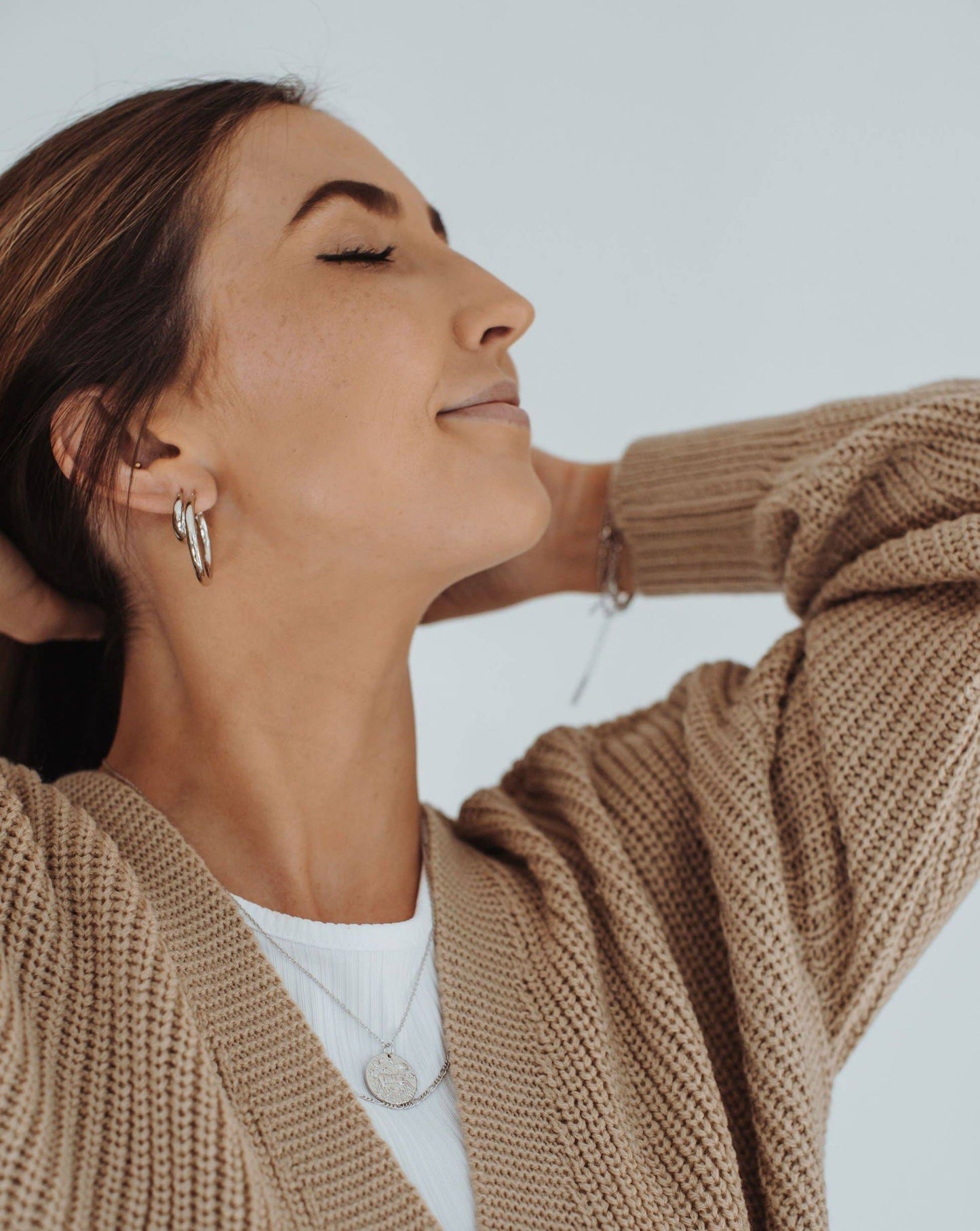 Love Local Jewelry | Liora Hoops 3cm - Silver