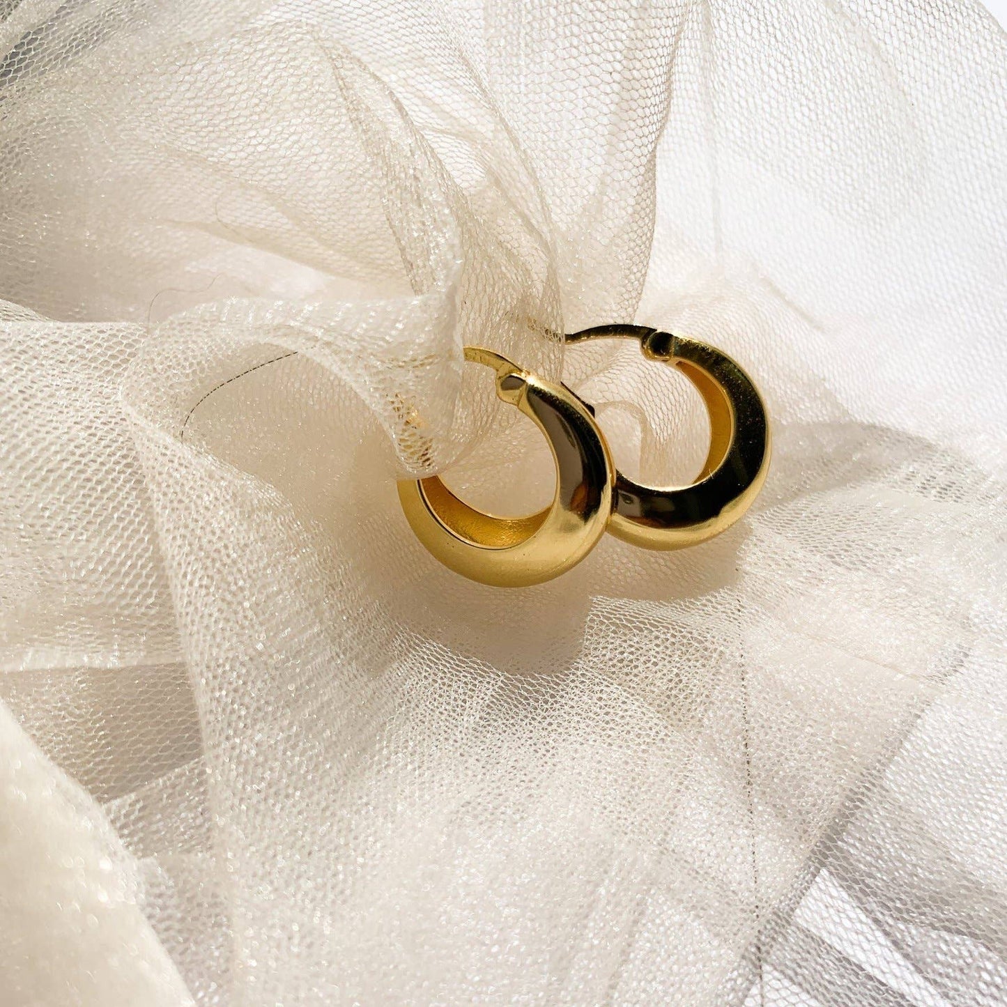 Love Local Jewelry | Anna Chunky Hoops 1.2cm - Gold