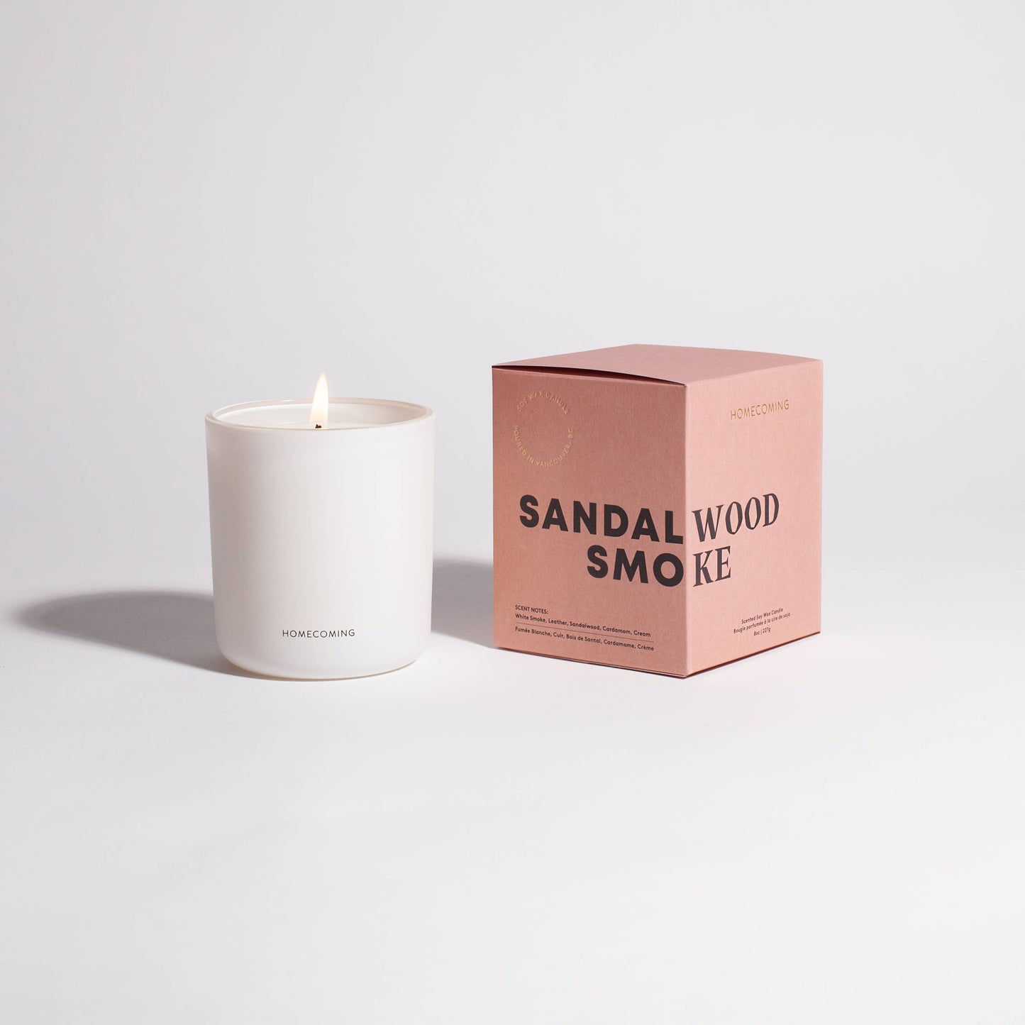 Homecoming | Sandalwood Smoke Soy Wax Candle