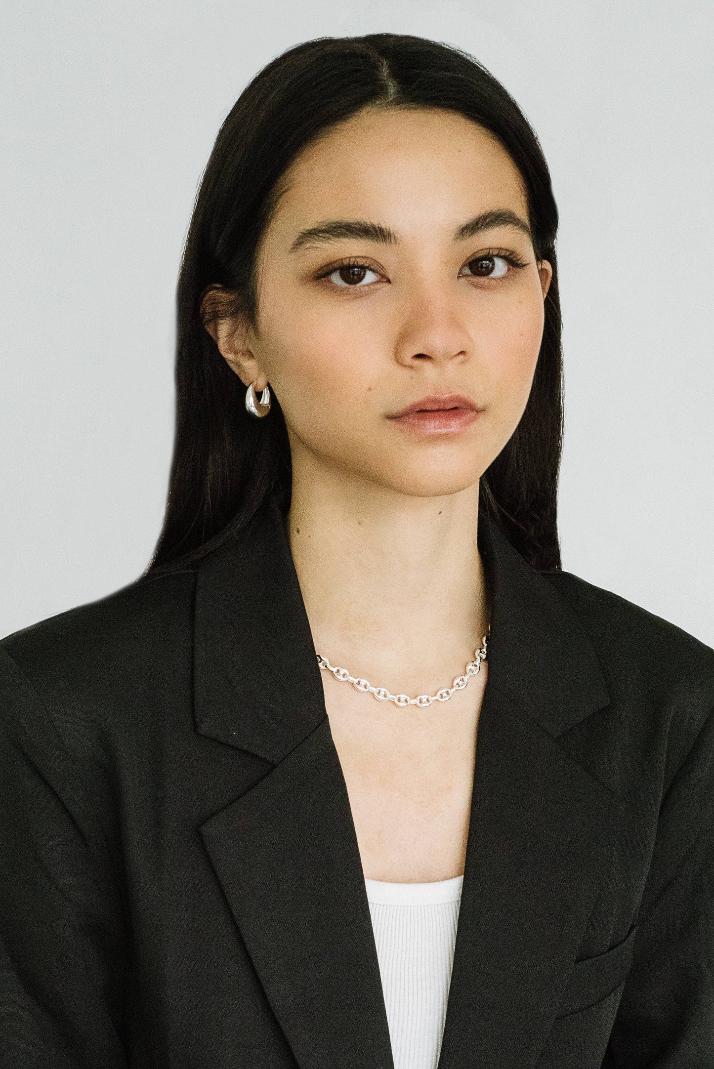 Kara Yoo | Gemma Wide Necklace - Silver