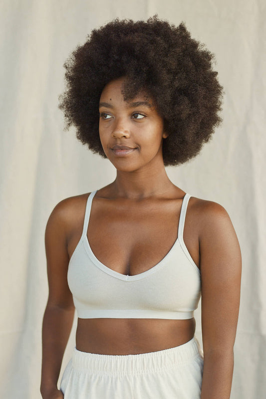 Jungmaven | Bralette - Washed White