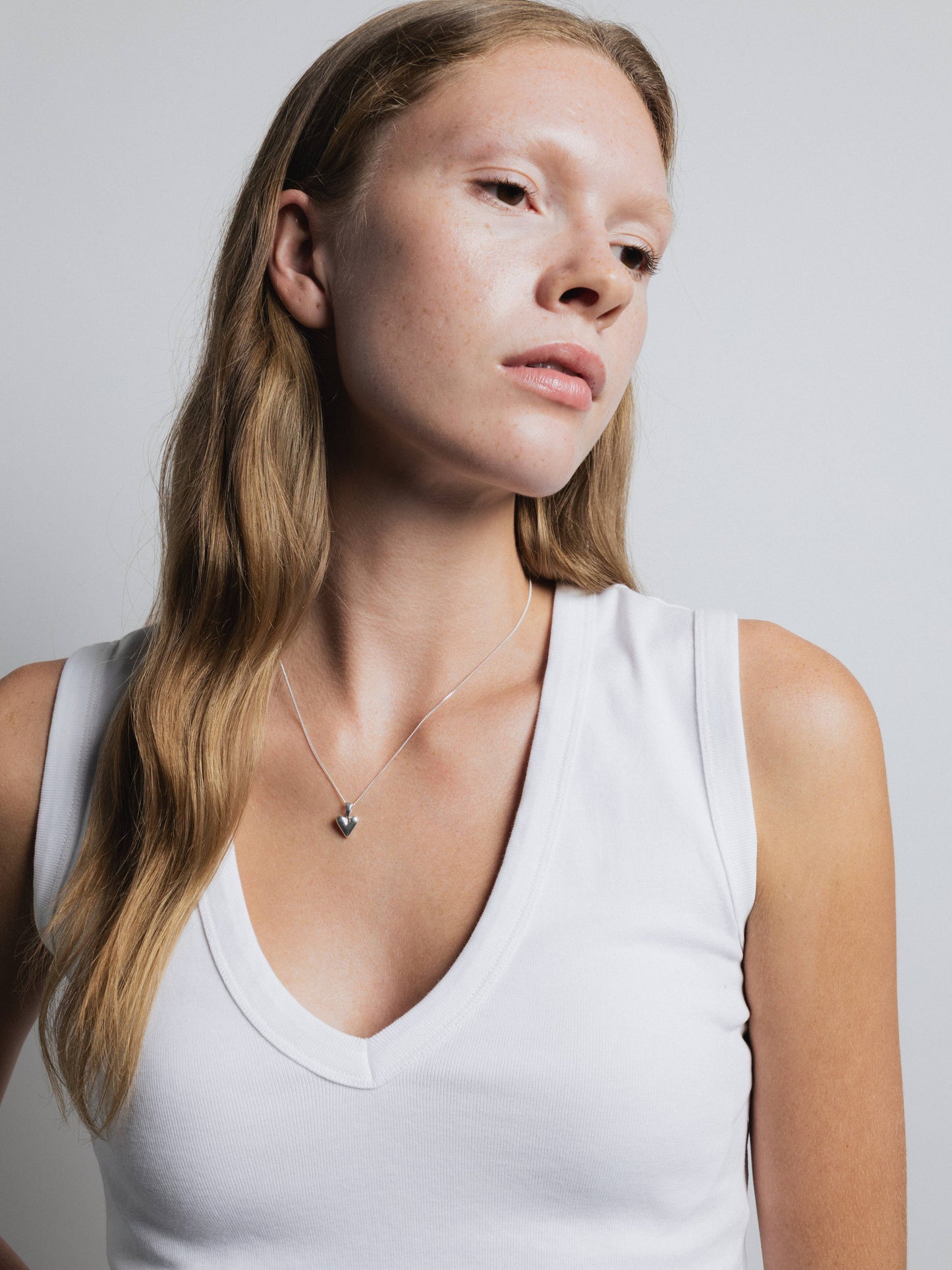 Wolf Circus | Baby Heart Necklace in Sterling Silver