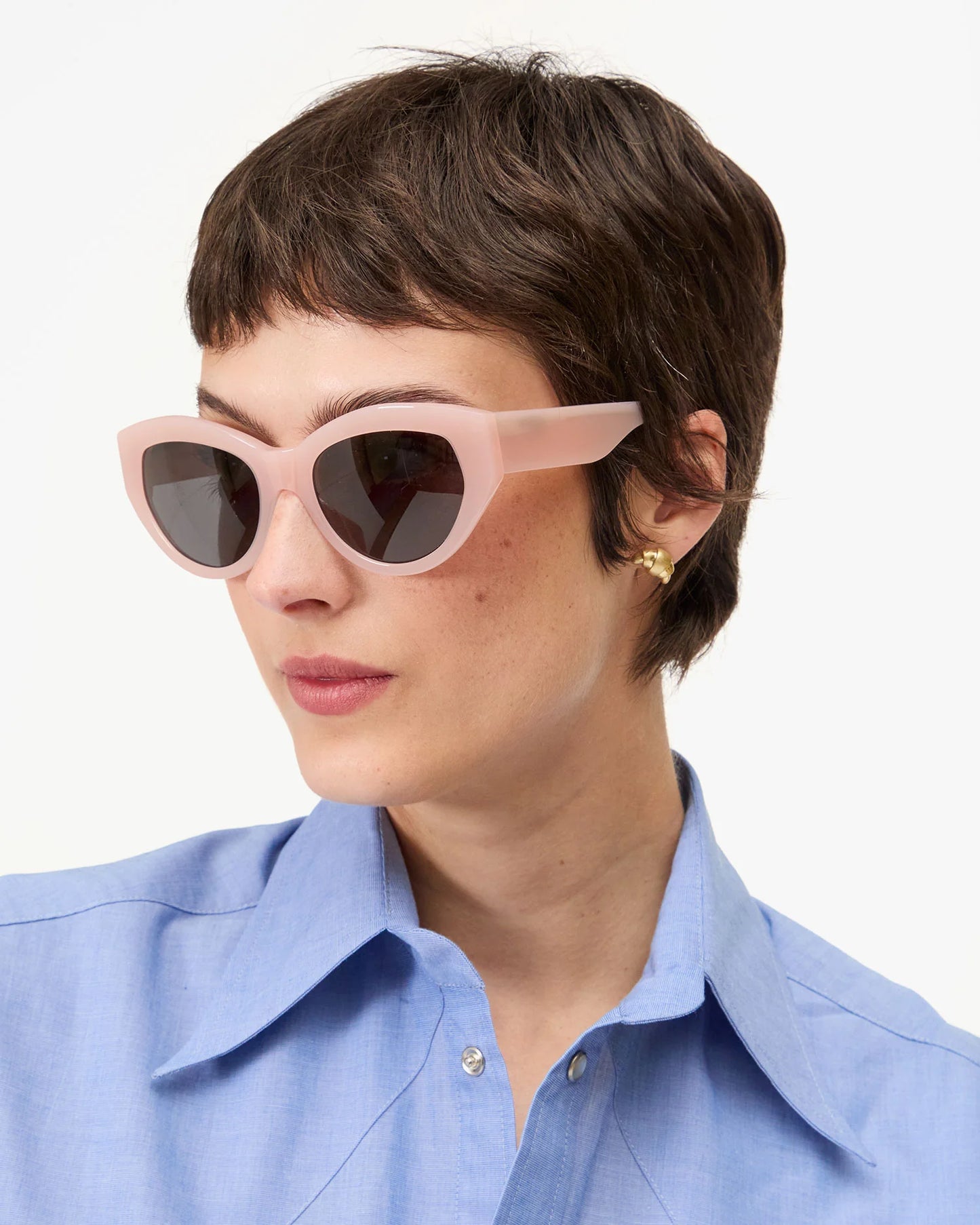 Clare V. | Croissant Stud Earrings