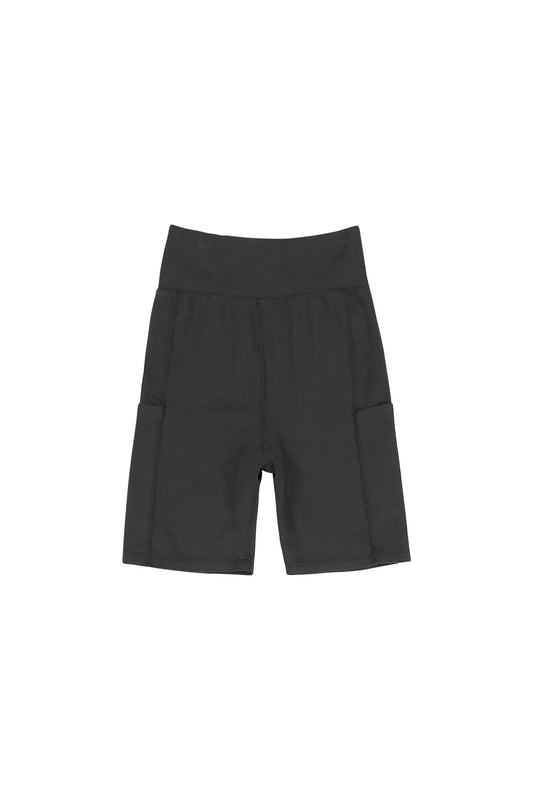 Jungmaven | Biker Shorts With Pockets - Black
