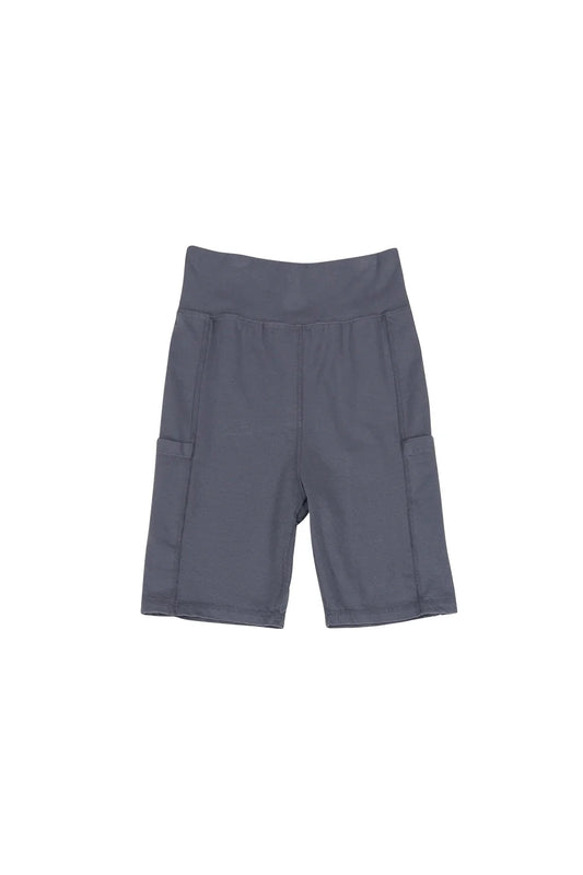 Jungmaven | Biker Shorts With Pockets - Deisle Gray