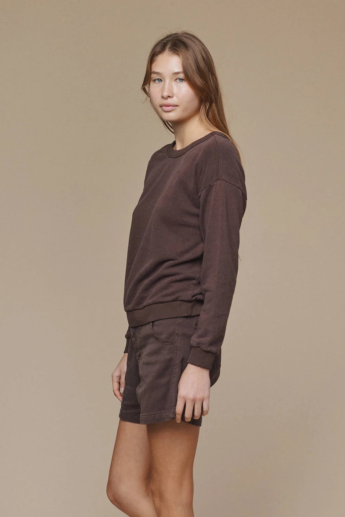Jungmaven | Crux Cropped Sweatshirt - Black