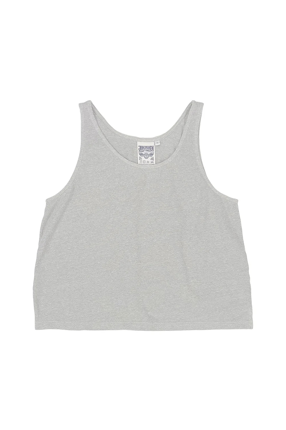 Jungmaven | Cropped Tank - Heather Gray