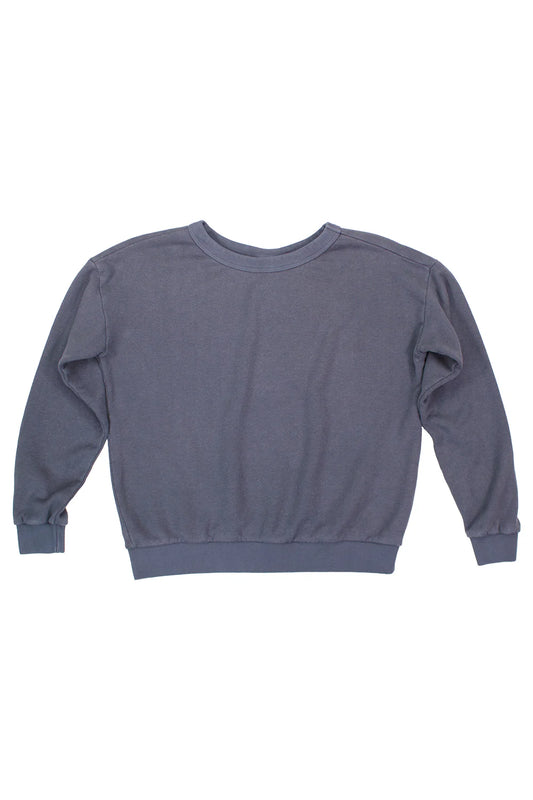 Jungmaven | Crux Cropped Sweatshirt - Diesle Gray