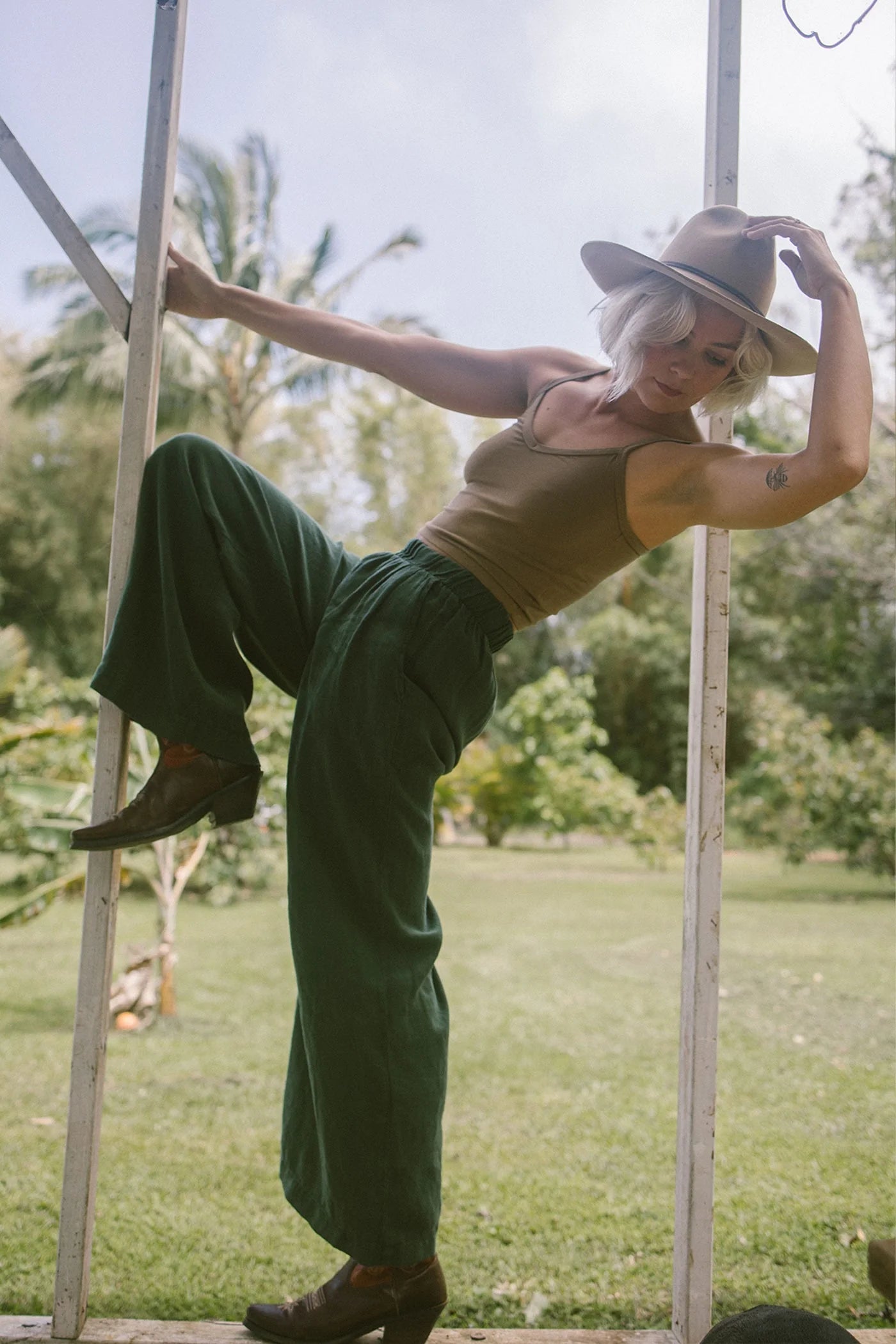 Jungmaven | Cambria Pant - Olive Green