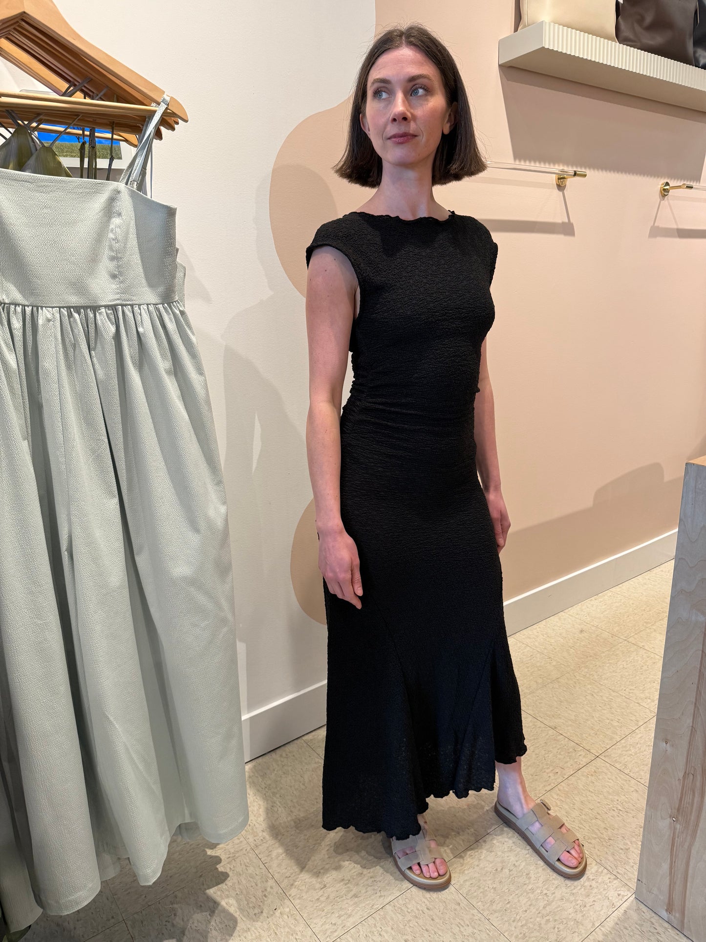Ali Golden | High Neck Stretch Dress