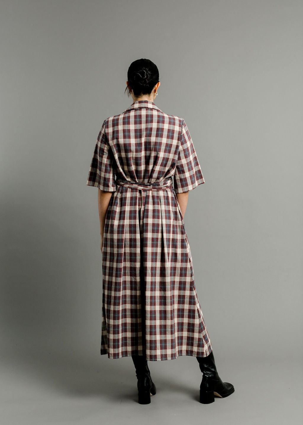 A Bronze Age | Eden Dress - Nerd Plaid