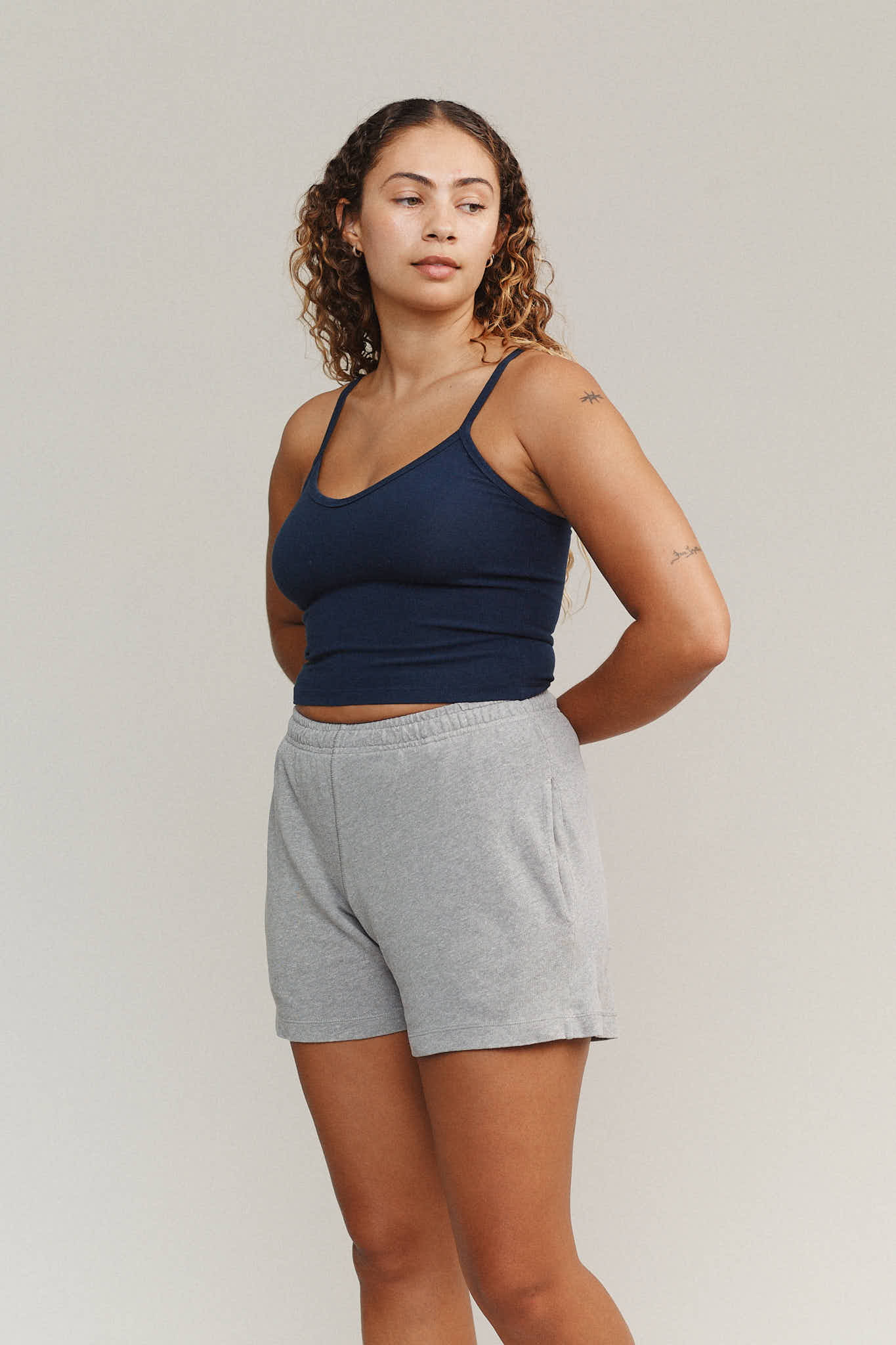Jungmaven | Heathered Sun Shorts - Athletic Gray