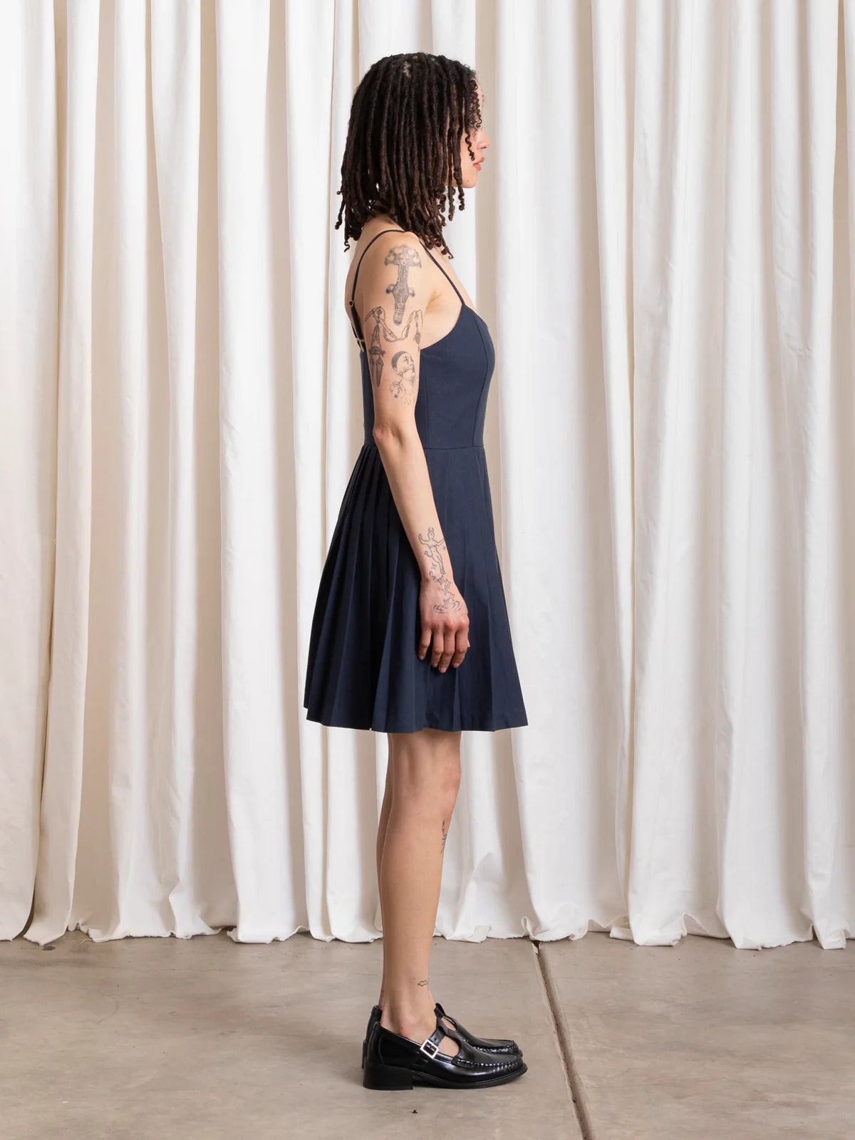 Ali Golden | Pleated Mini Dress