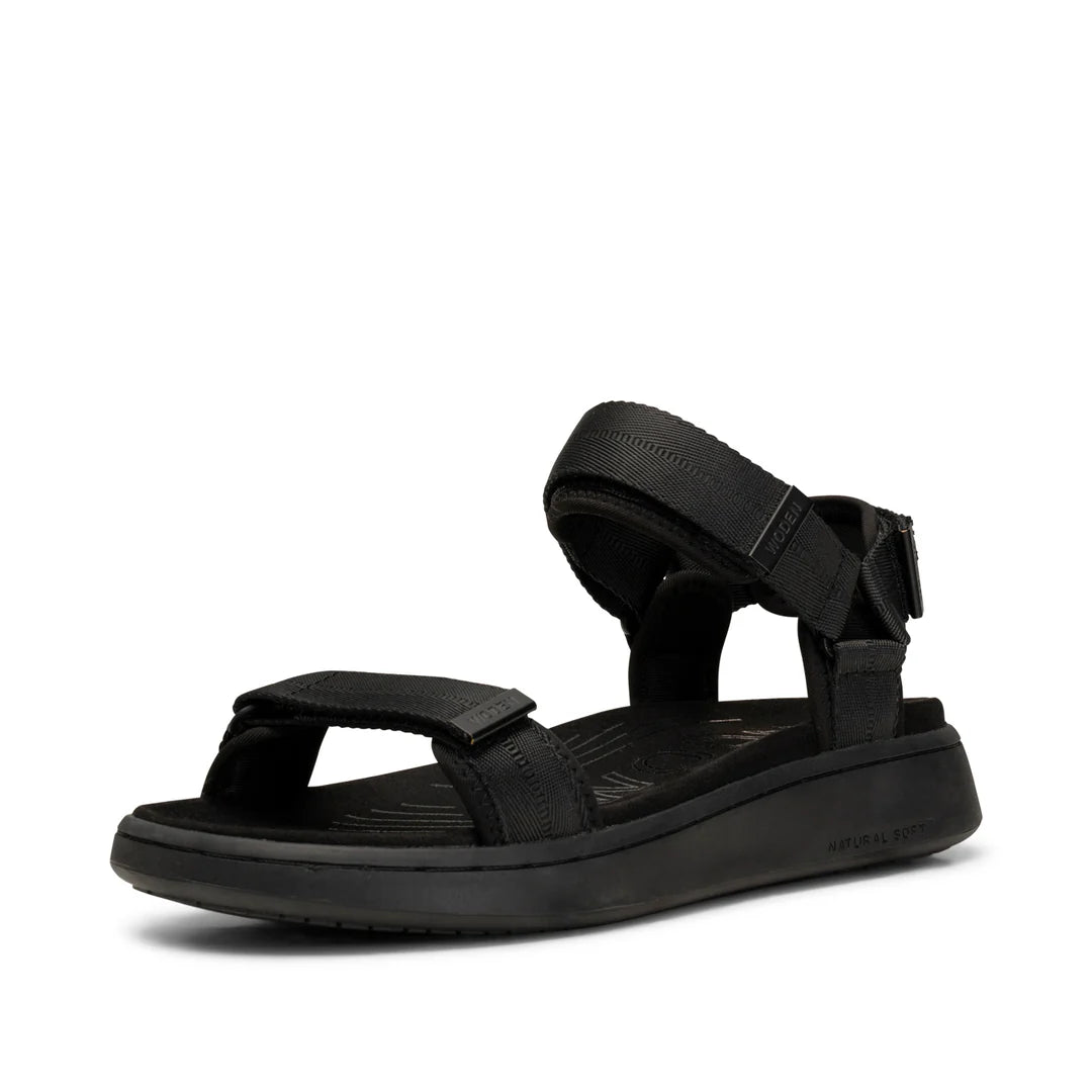 Woden | Line Sandals - Black