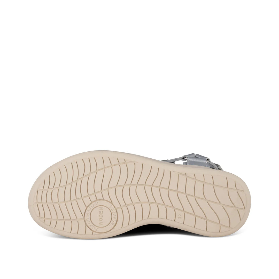 Woden | Line Sandals - Silver