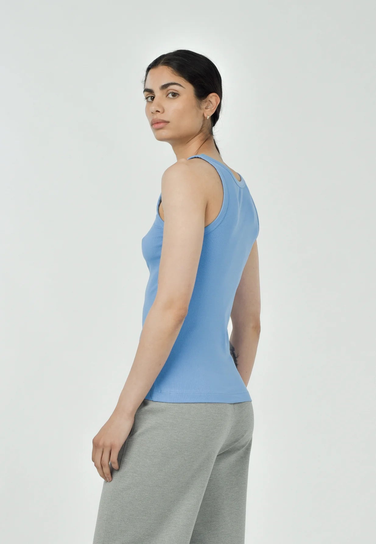 Paper Label | Mara Tank - Blue Daisy