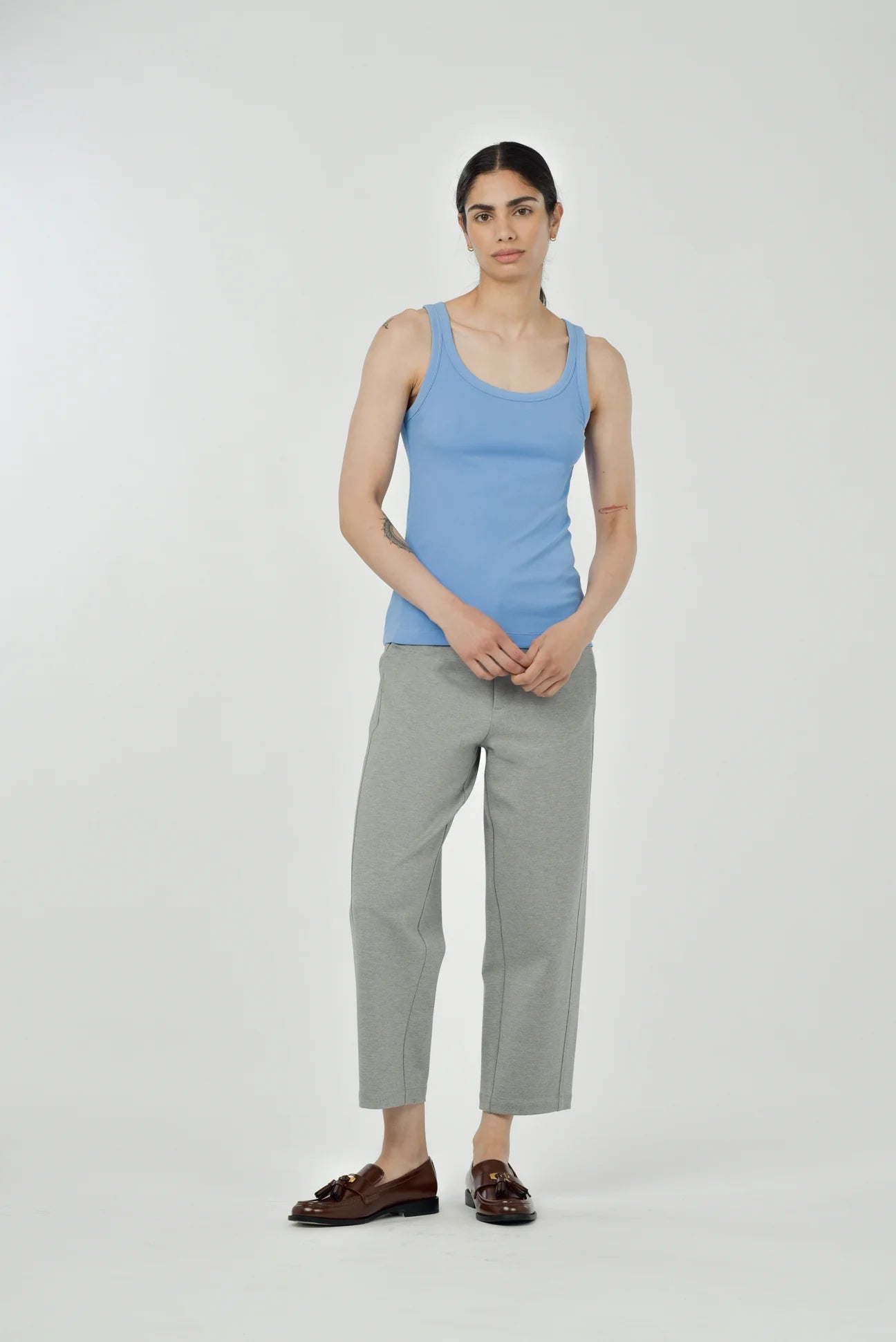 Paper Label | Mara Tank - Blue Daisy