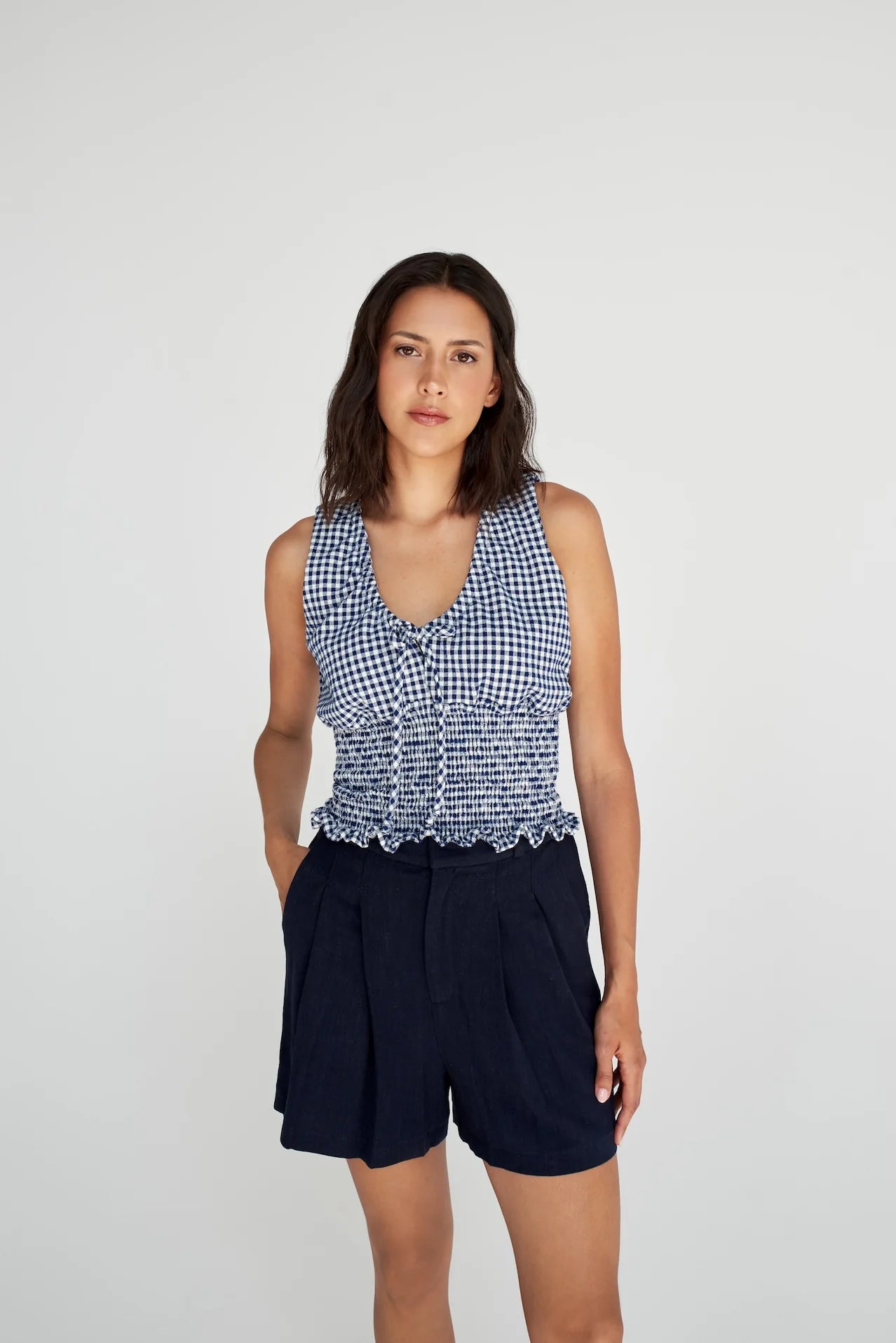 Dailystory | Alix Top - Navy