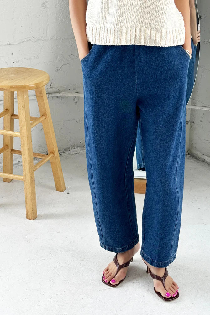 Le Bon Shoppe | Arc Pants - Blue Denim
