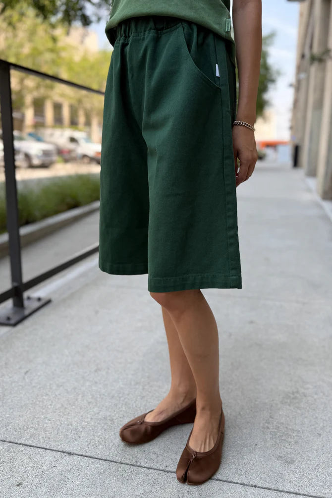 PRE-ORDER | Le Bon Shoppe | Liam Bermuda Shorts - Pine