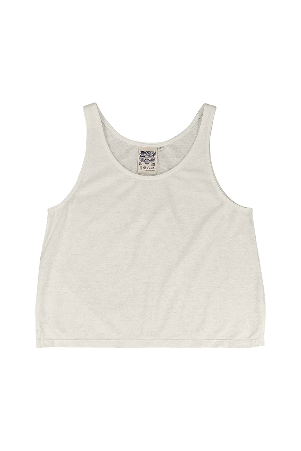 Jungmaven | Cropped Tank - Washed White