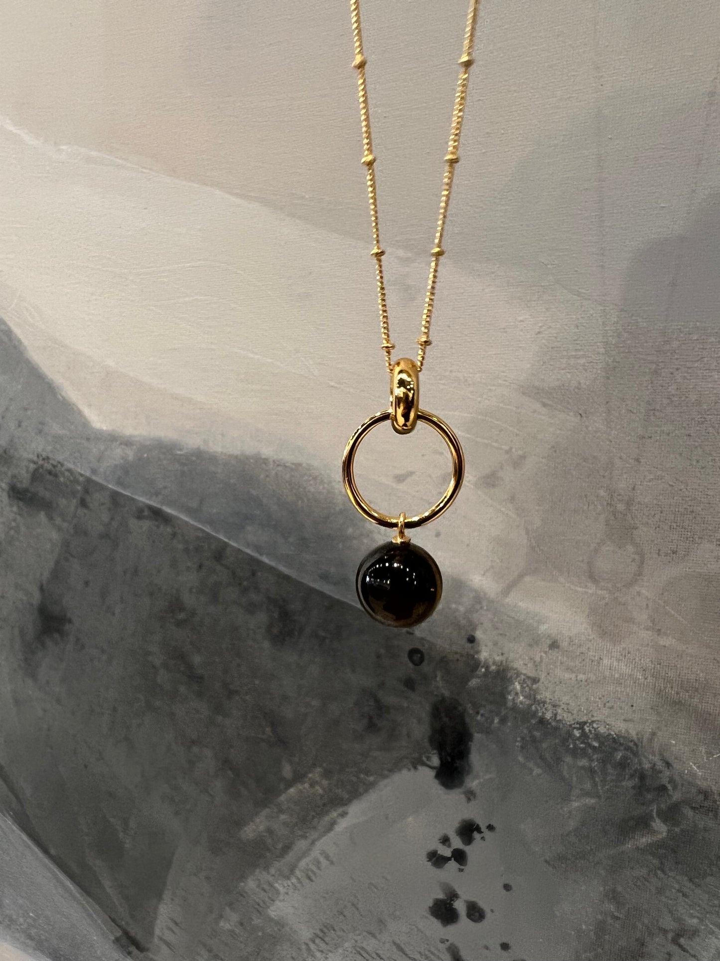 Shyla London | Layla Smoky Ball Necklace
