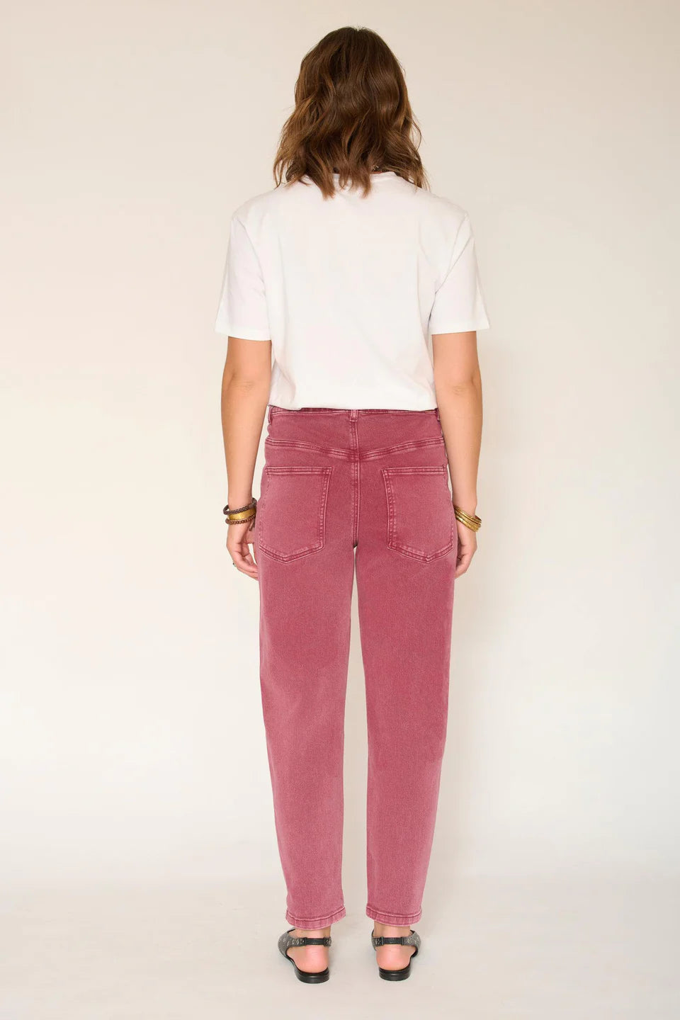 MKT Studio | Patras Pacific Drill Jeans - Ruby