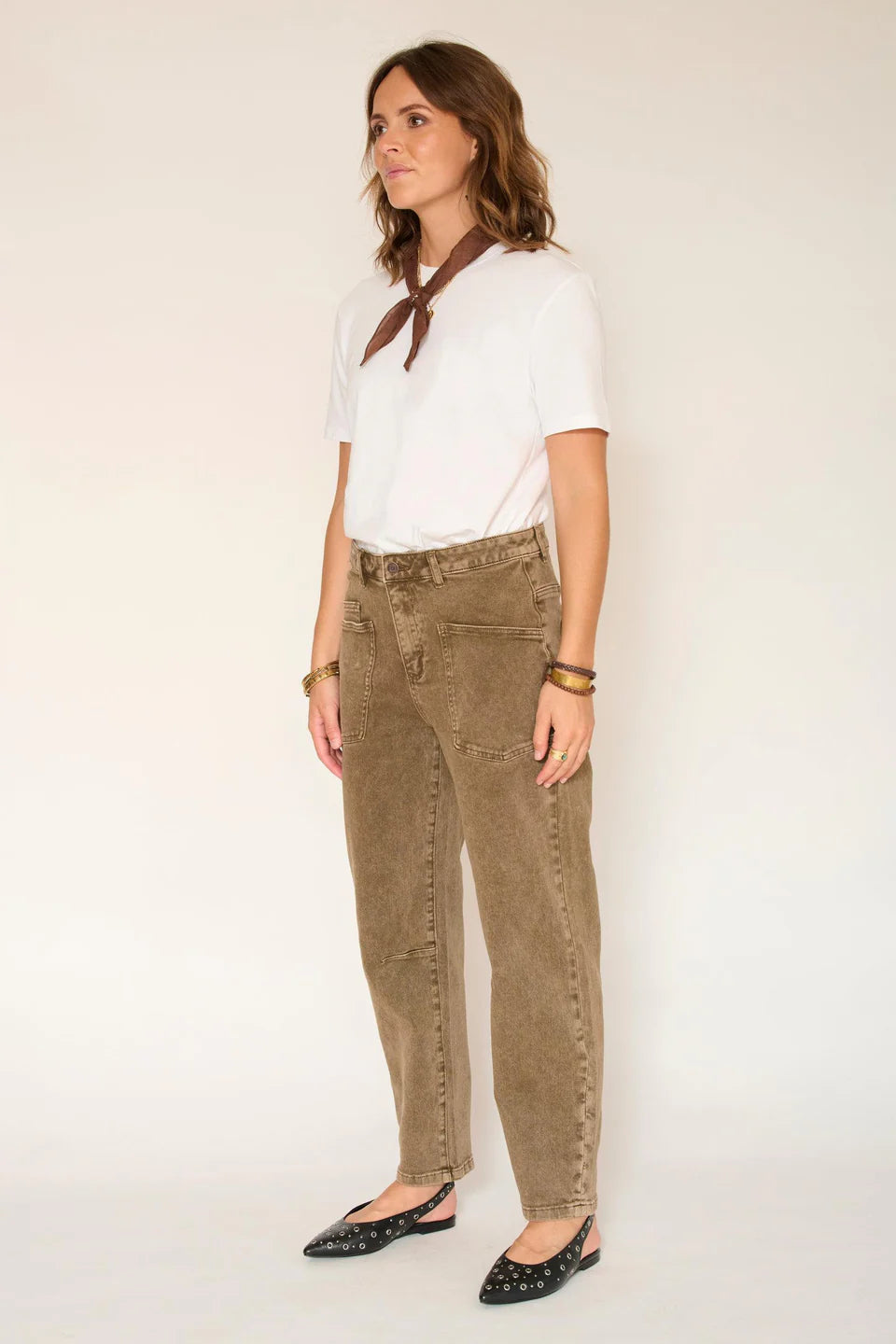 MKT Studio | Patras Pacific Drill Jeans - Nuts