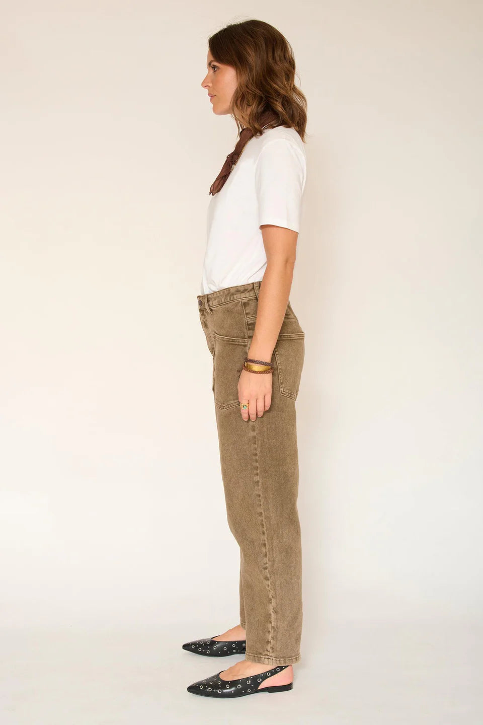 MKT Studio | Patras Pacific Drill Jeans - Nuts