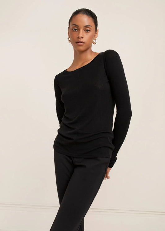 Paper Label | Zuri Long Sleeve - Black