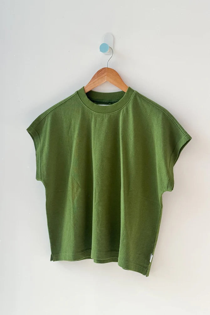 PRE-ORDER Le Bon Shoppe | Jeanne Tee - Collard Green