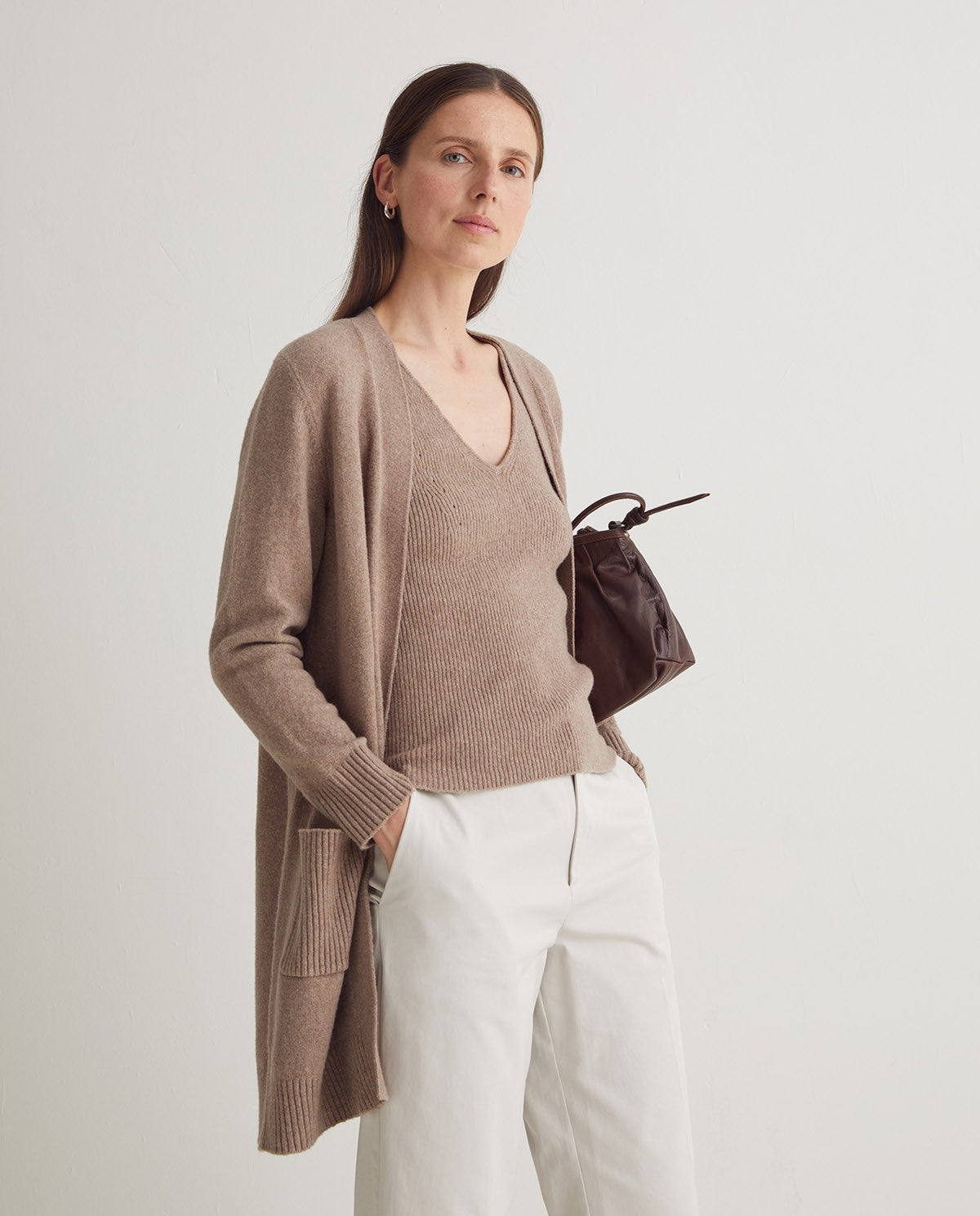 Yerse | Rib Top - Mink