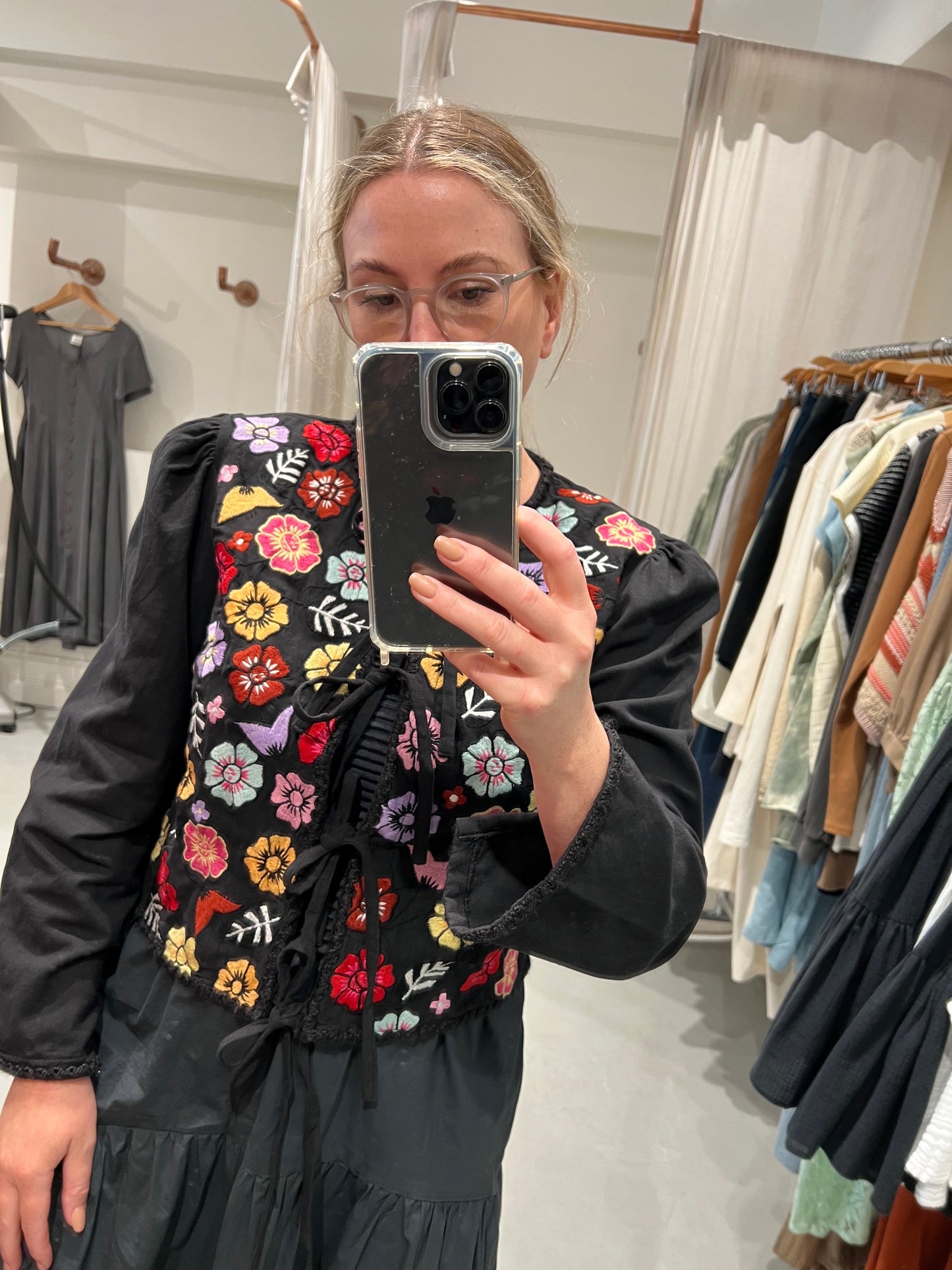 Tach | Endora Hand Embroidered Blouse