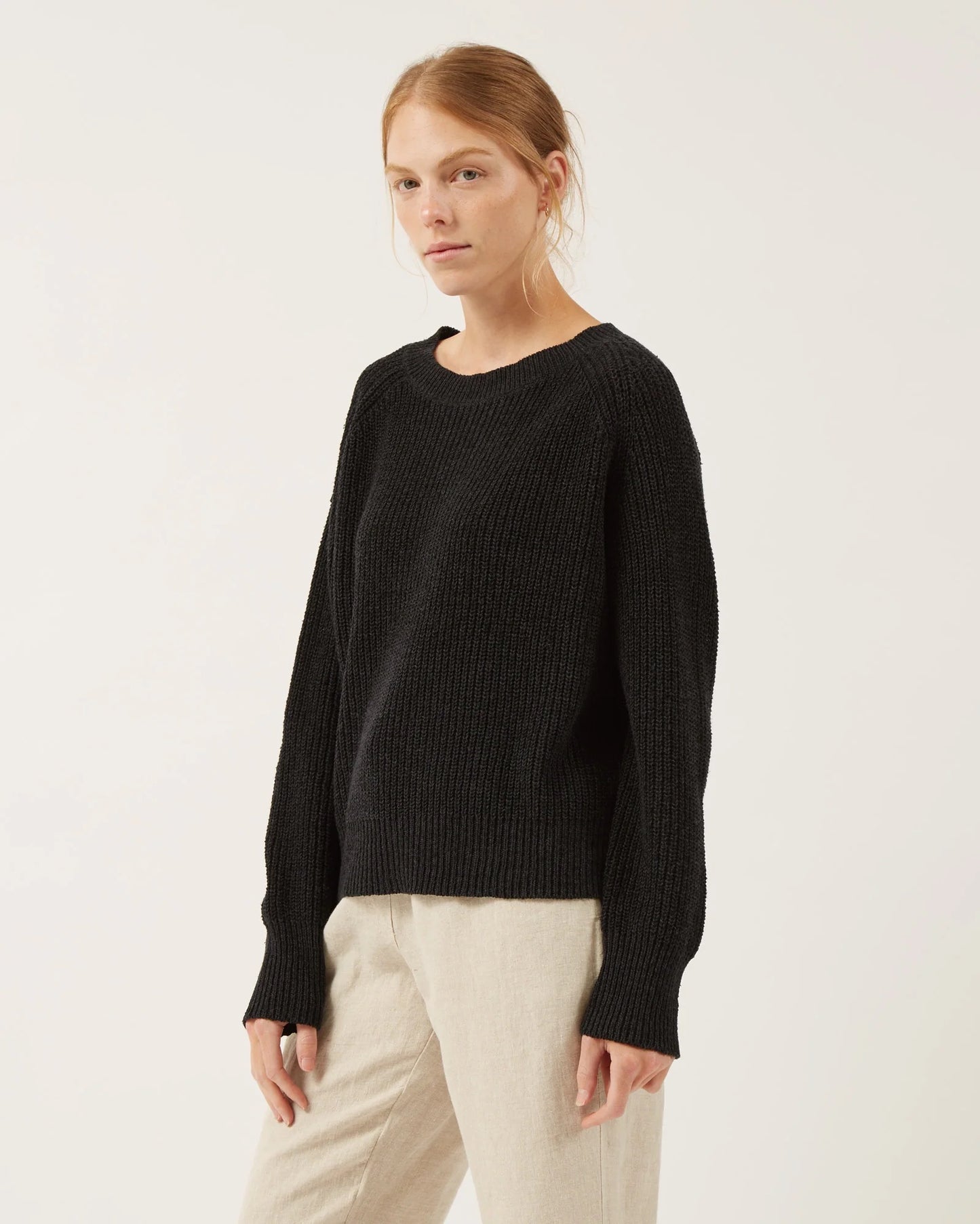 Naïf | Kely Silk and Cotton Sweater - Black
