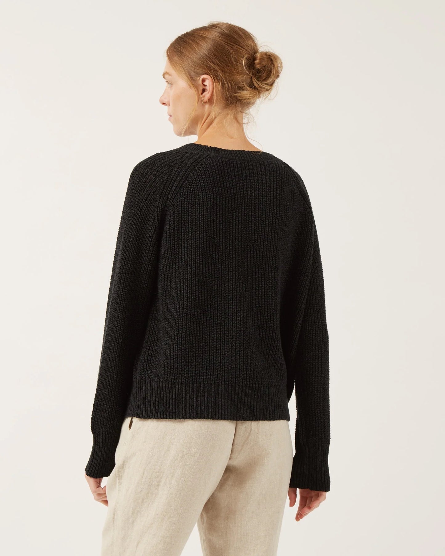 Naïf | Kely Silk and Cotton Sweater - Black